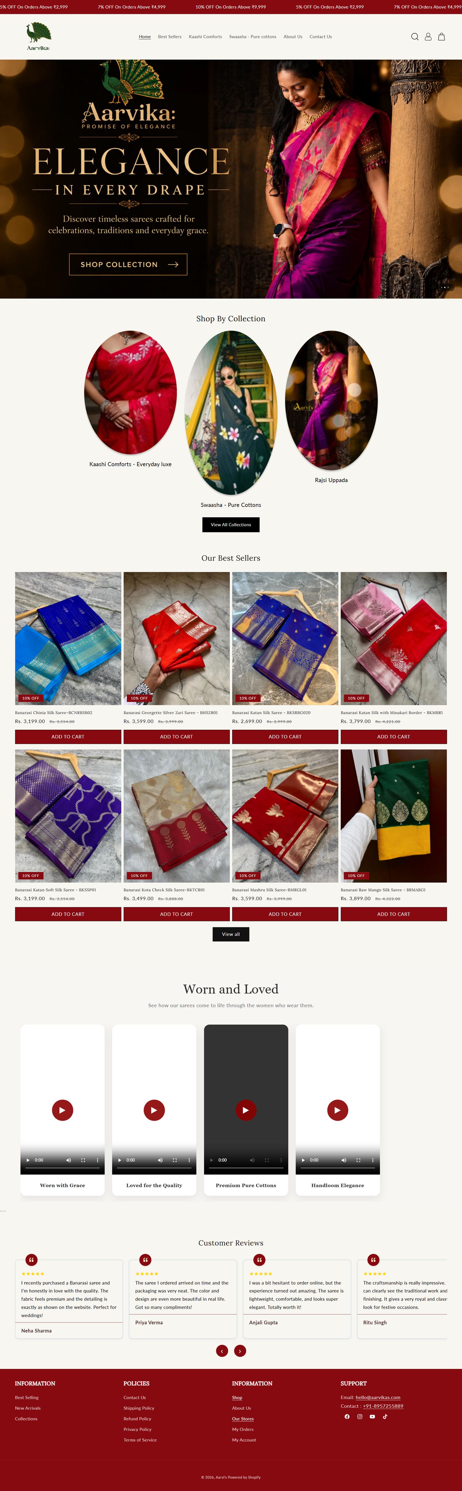 Aarvikas — WordPress website built by Fins Digital Media Bareilly